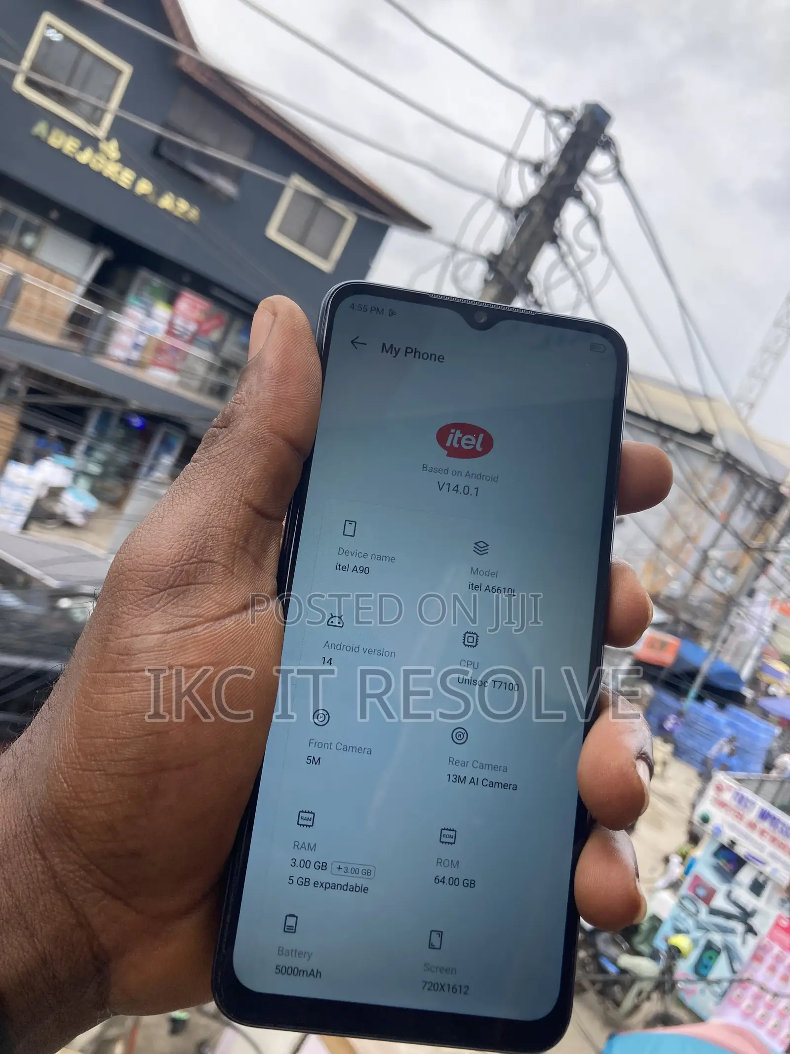 Itel A90 64 GB Black
