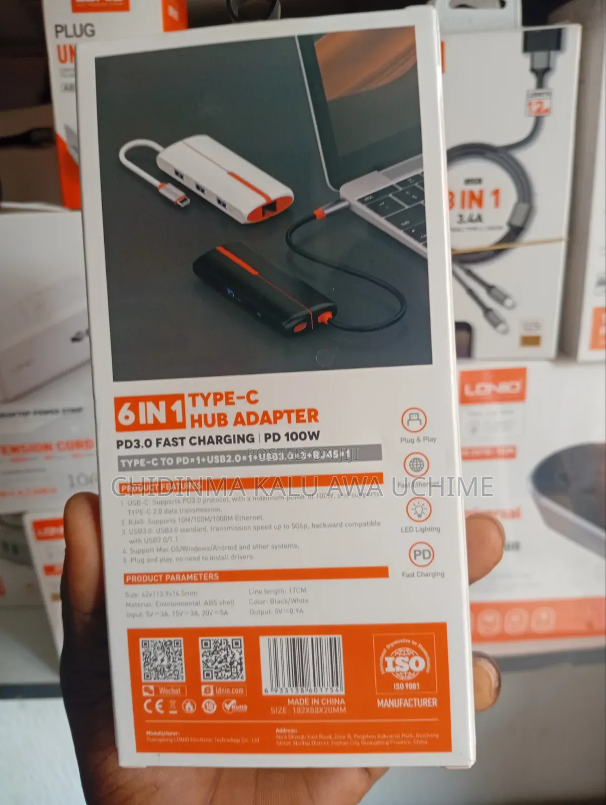 Ldnio Ds-26u Usb -C 6-in-1 Docking Station