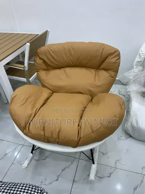 Luxury Nordic Houndstooth Rocking Chair – Brand New Imported