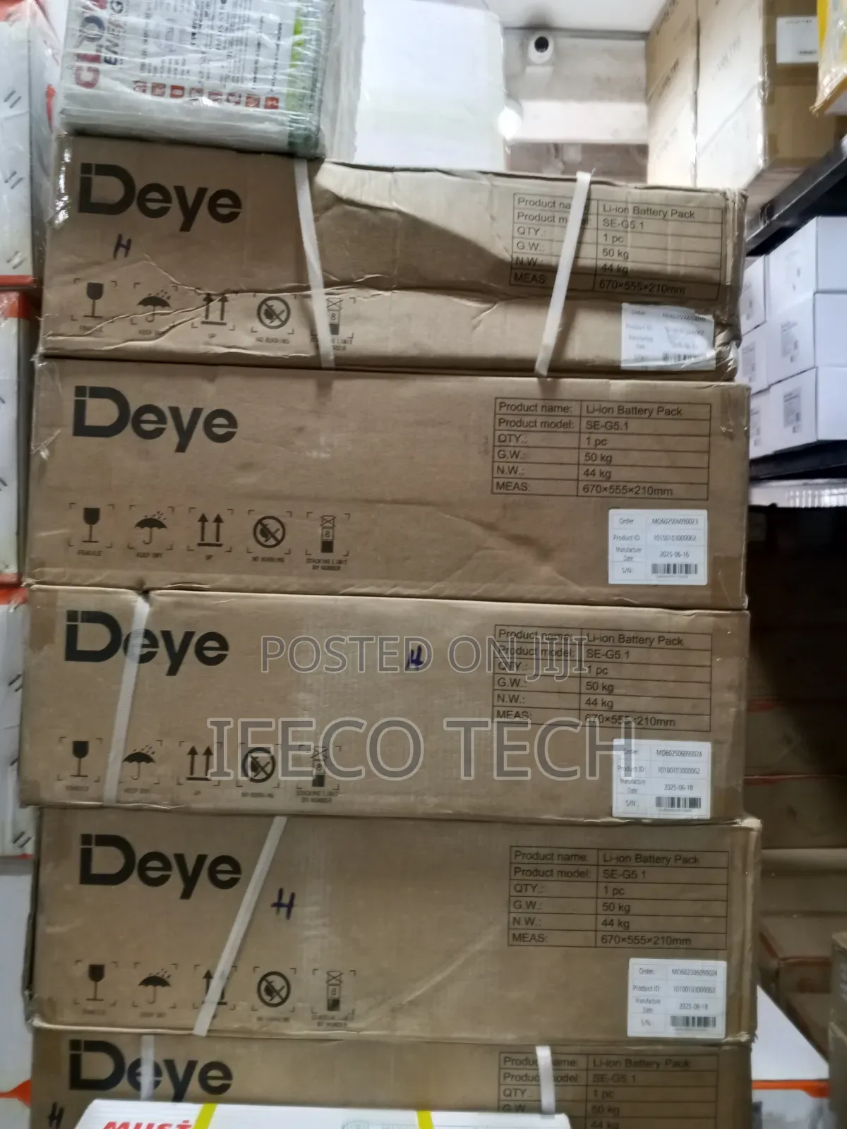 5kwh 48volts Deye Lithium Battery