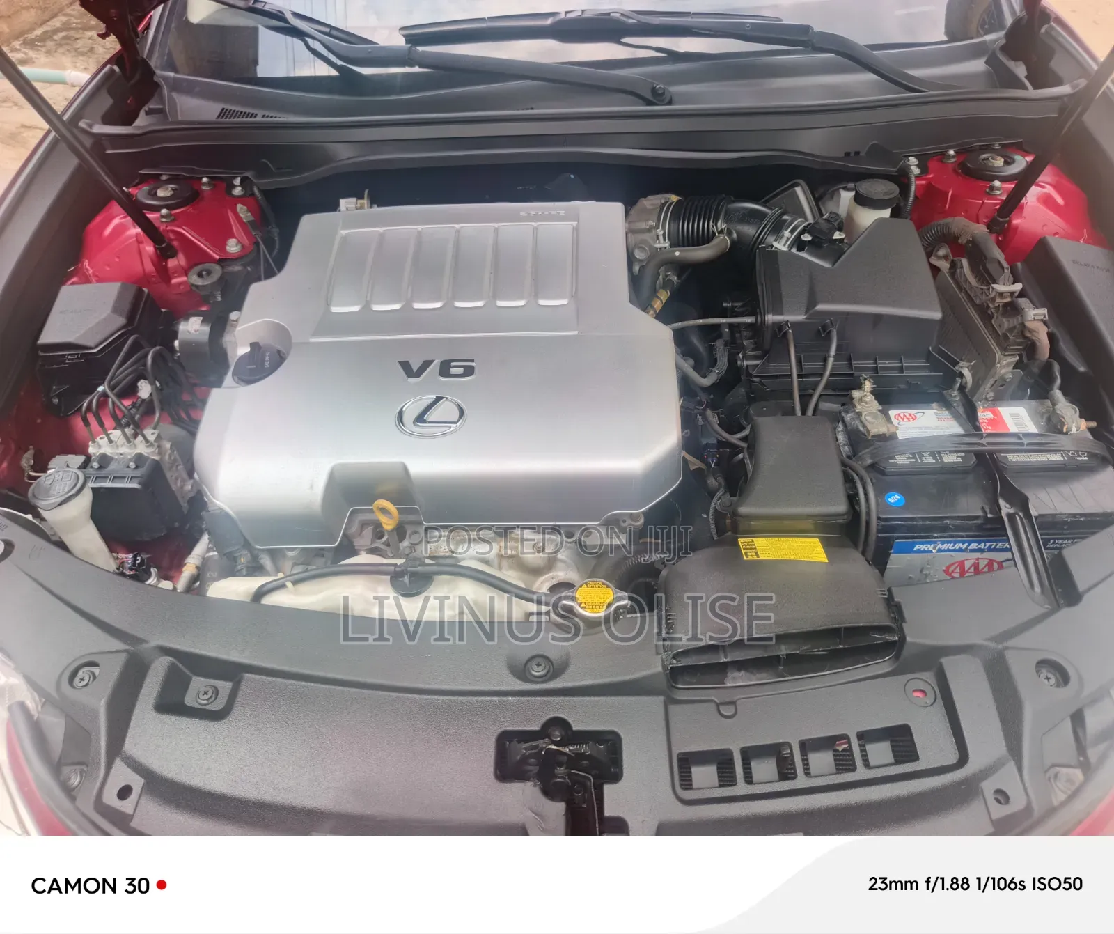 Lexus ES 2014 Red