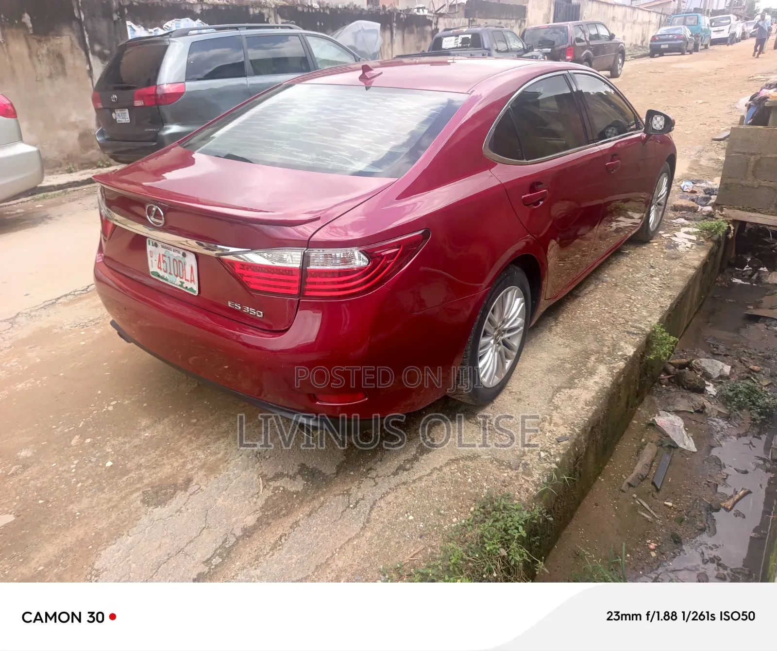 Lexus ES 2014 Red