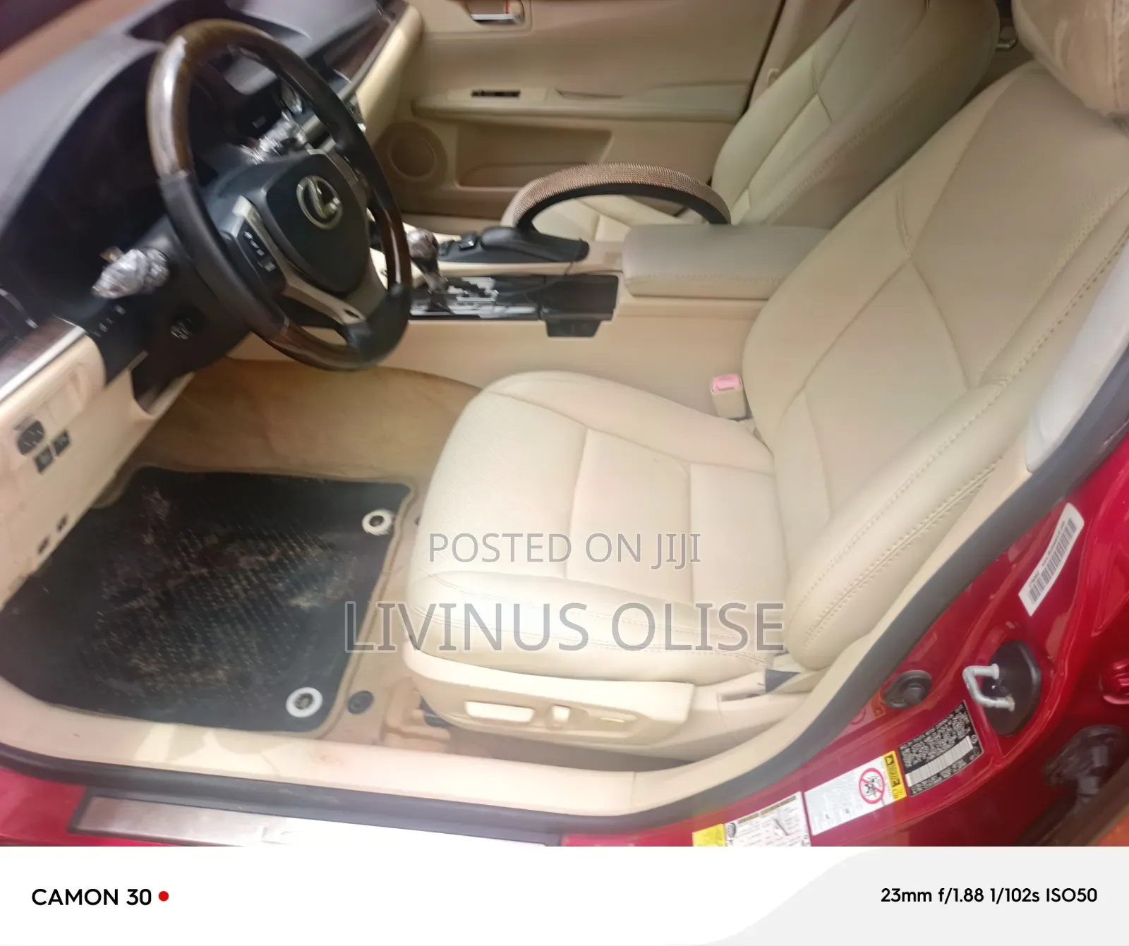 Lexus ES 2014 Red