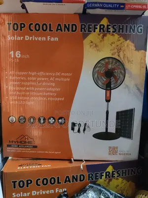 Rechargeable Solar Fan