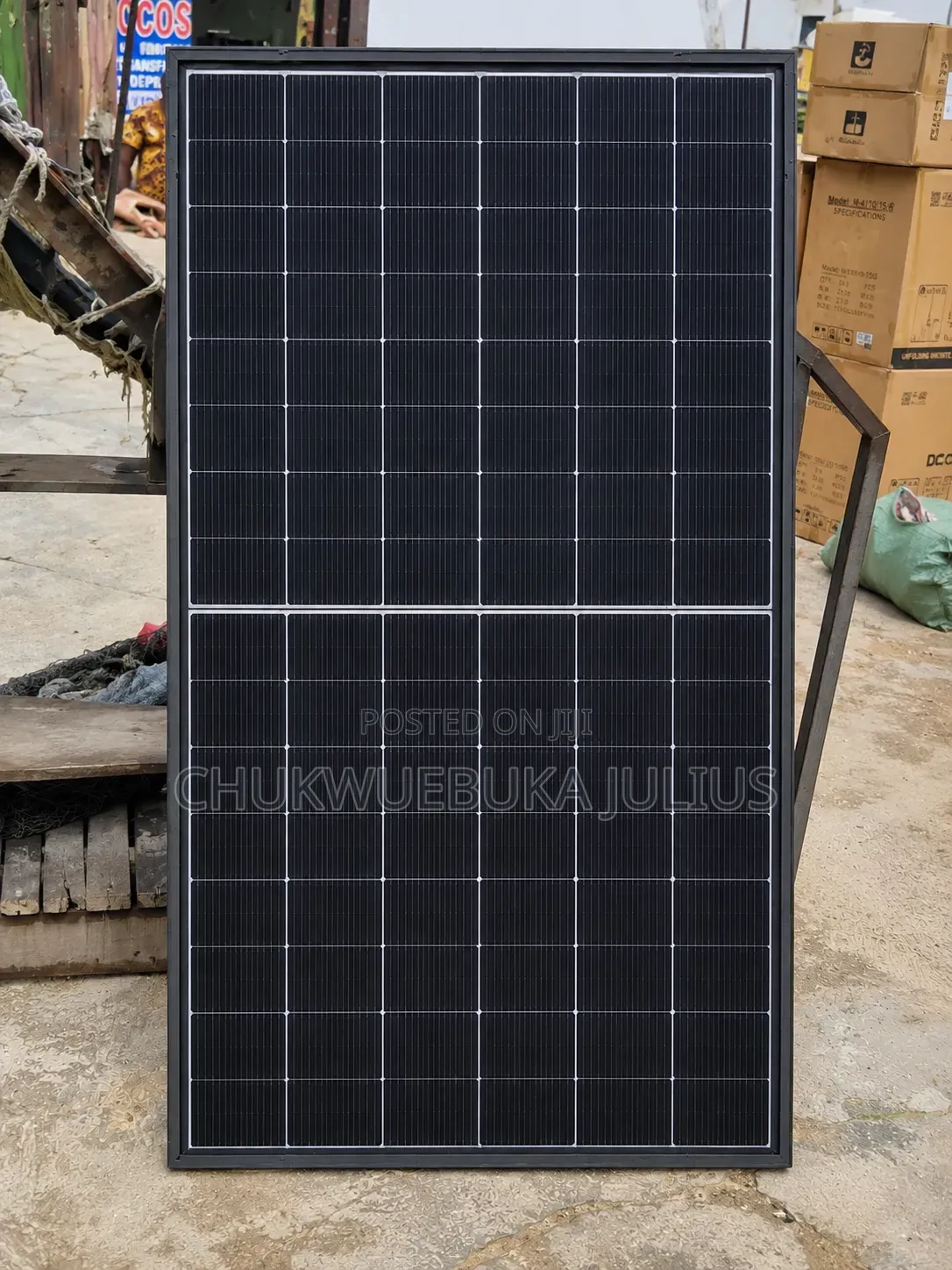 450w Monocrystalline Panel Black Frame