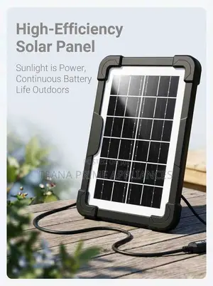 6 Inch Solar Charging Fan, Outdoor Cooling Without Electricity Solar