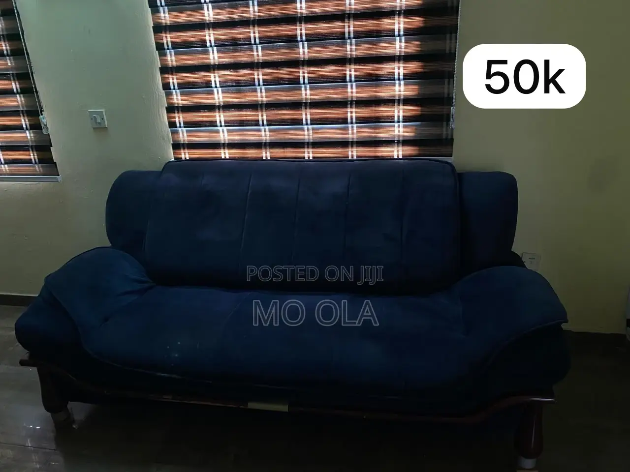 Deep Blue Sofa