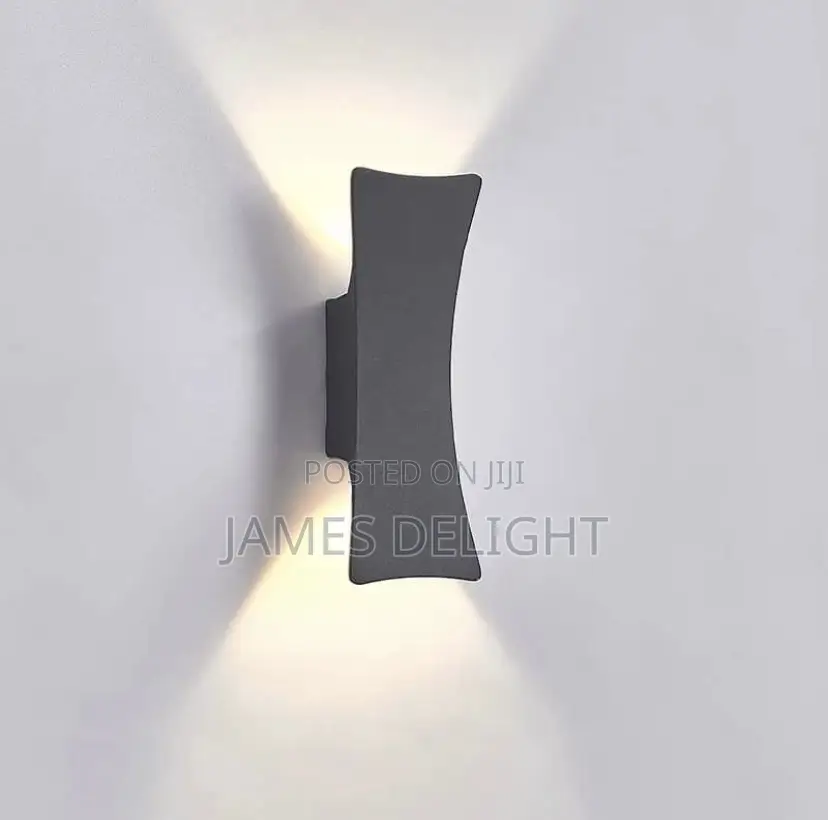 Modern Led Up and Down Curved Wall Light.