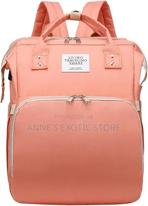 Multifunctional Baby Diaper Bag Backpack With Foldable Bed