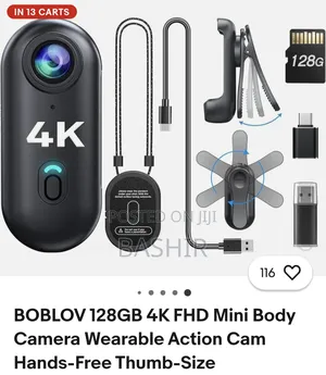 Boblov W1 128gb Magnetic Body Camera - Like New