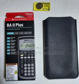 Ba Ii Plus Cfa Calculator+Pouch+Extra Battery(48 Hours Sales)