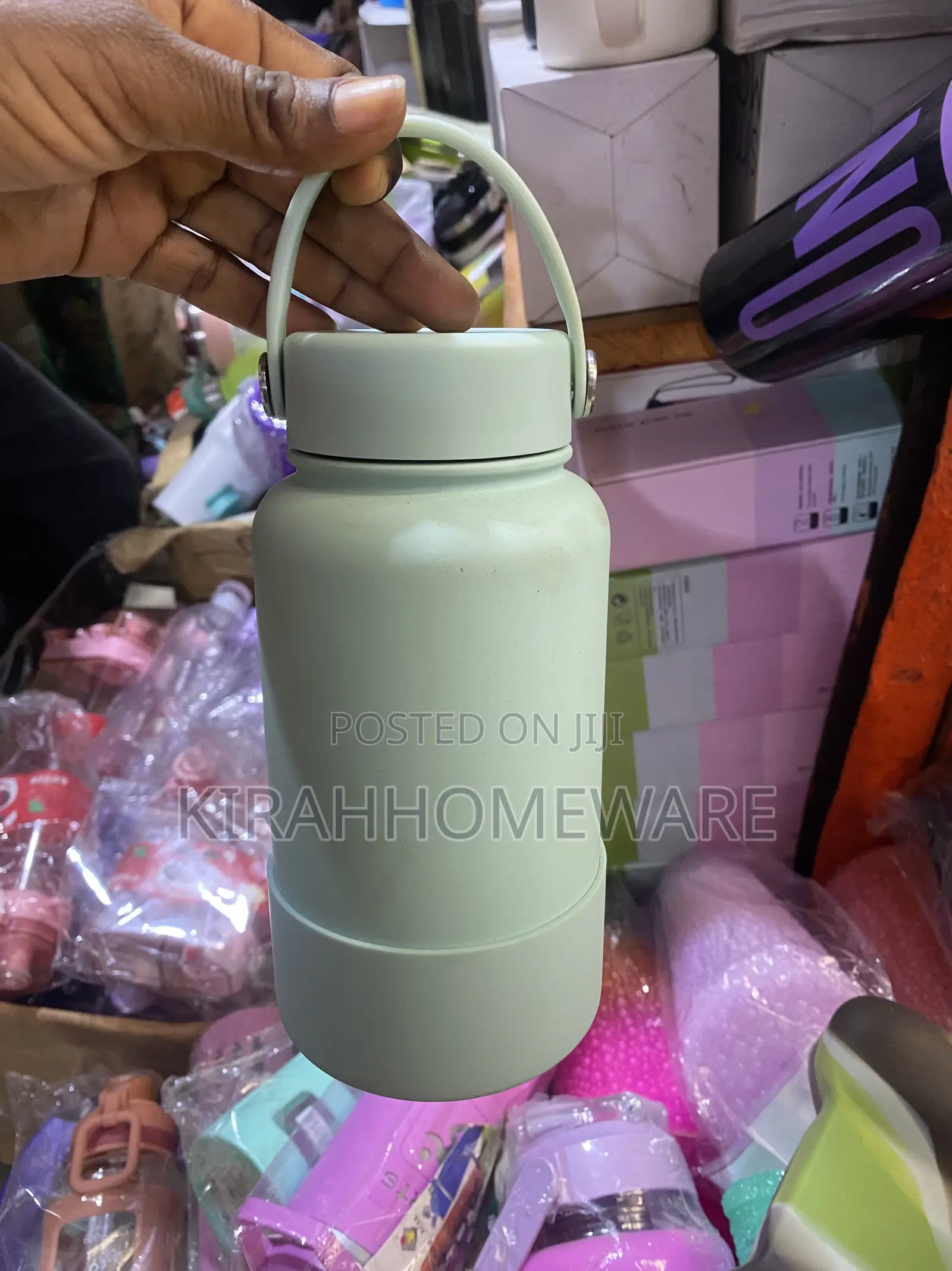 800ml Matte Bottle With Handle