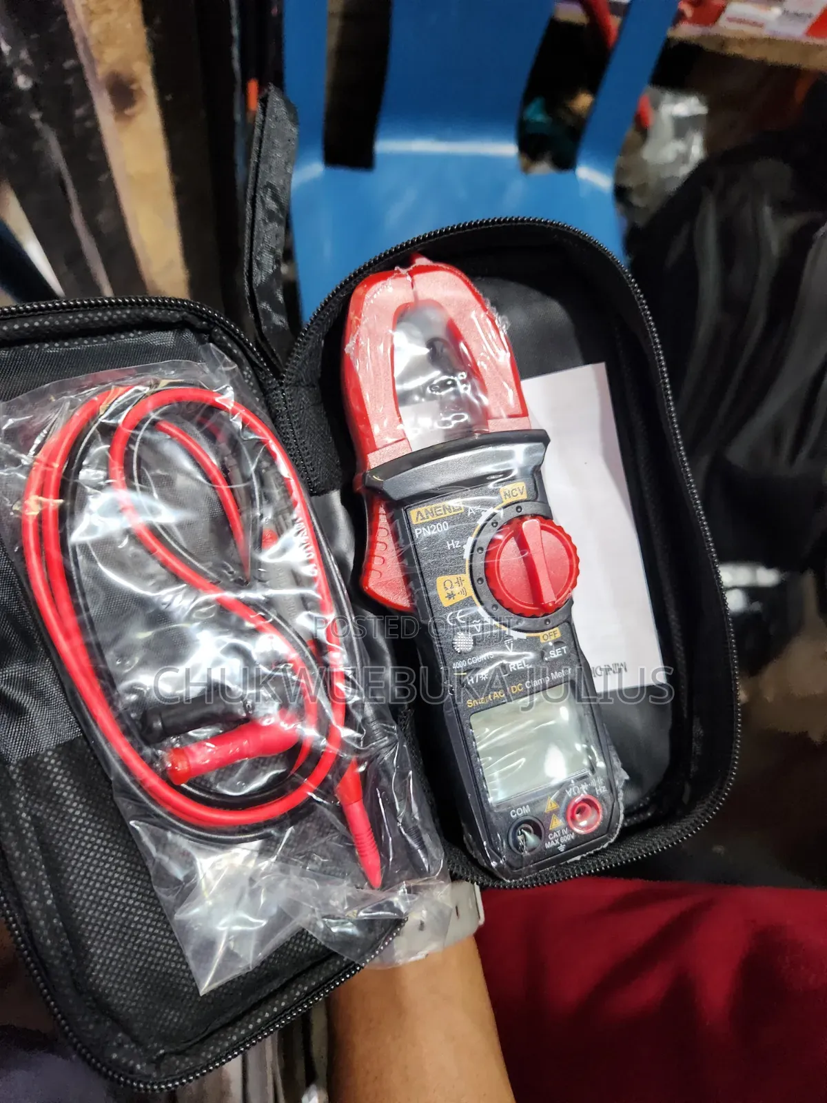 Aneng Pn200 Digital Ac/Dc Clamp Meter – True RMS Multimeter With NCV