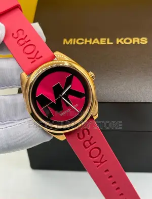 Michael Kors Quality Luxury Female Rubber Wristwatch