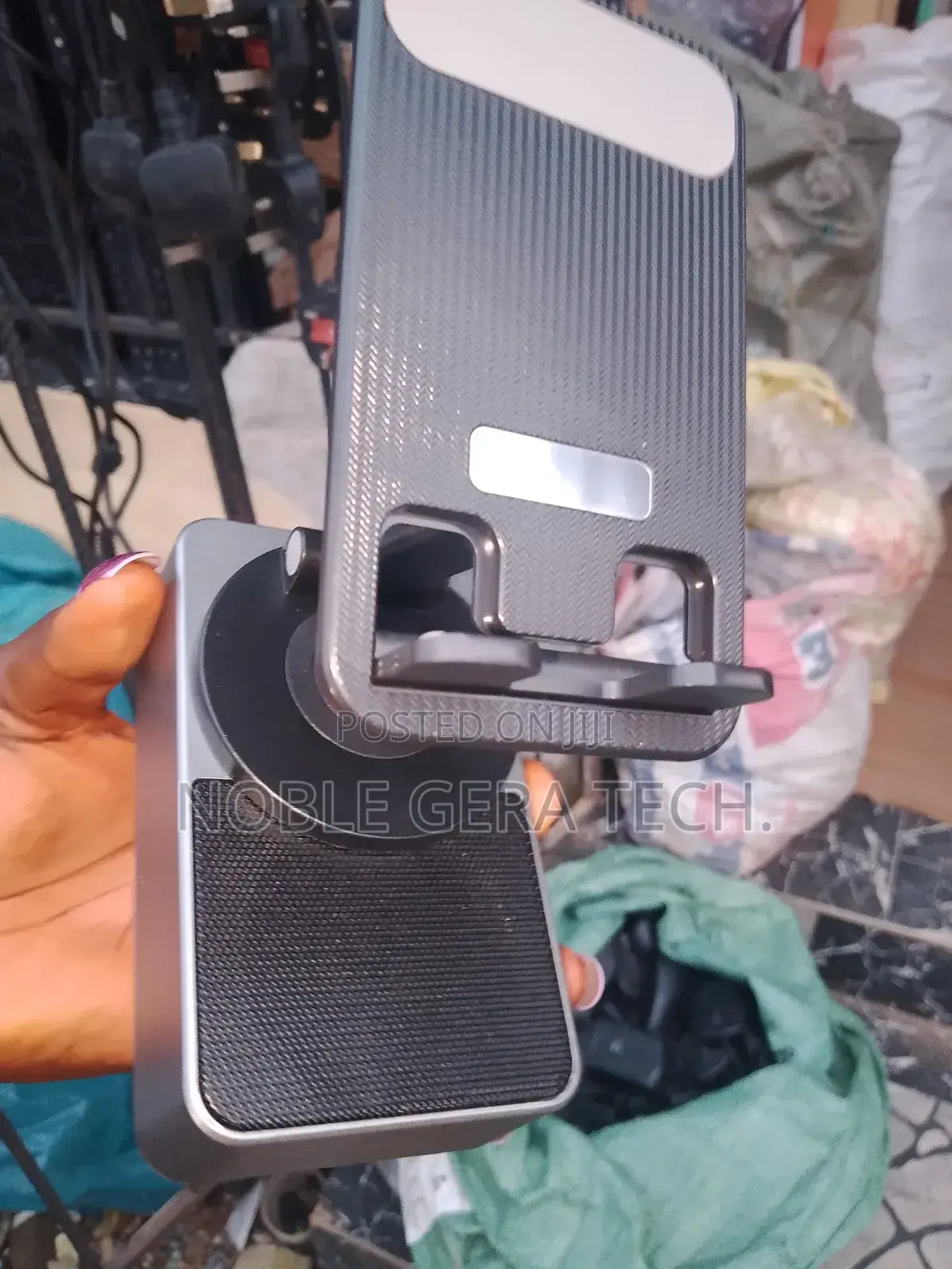 Phone Stand With Speaker