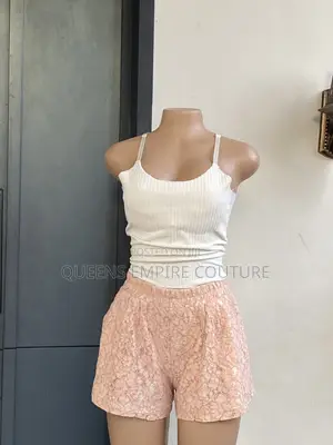 Female Bralette and Shorts