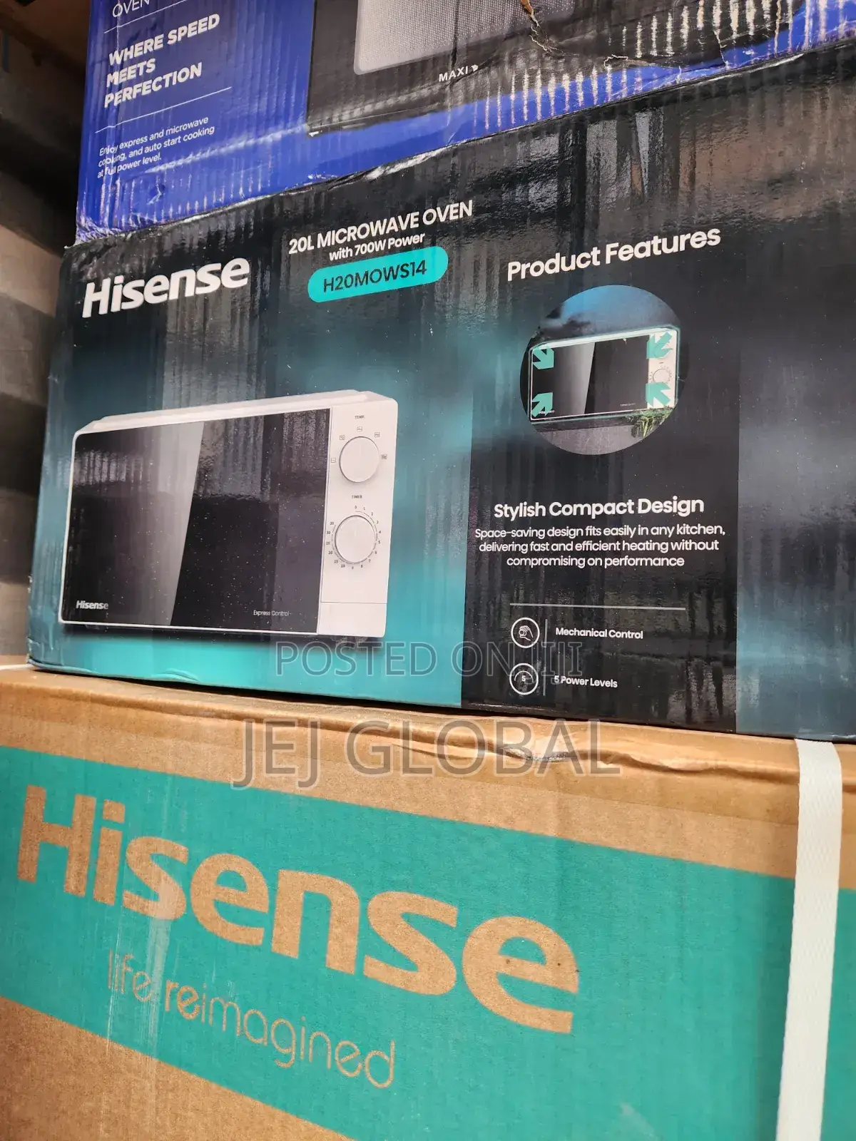Hisense 20l Microwave Oven – 700w | Mechanical Control | White