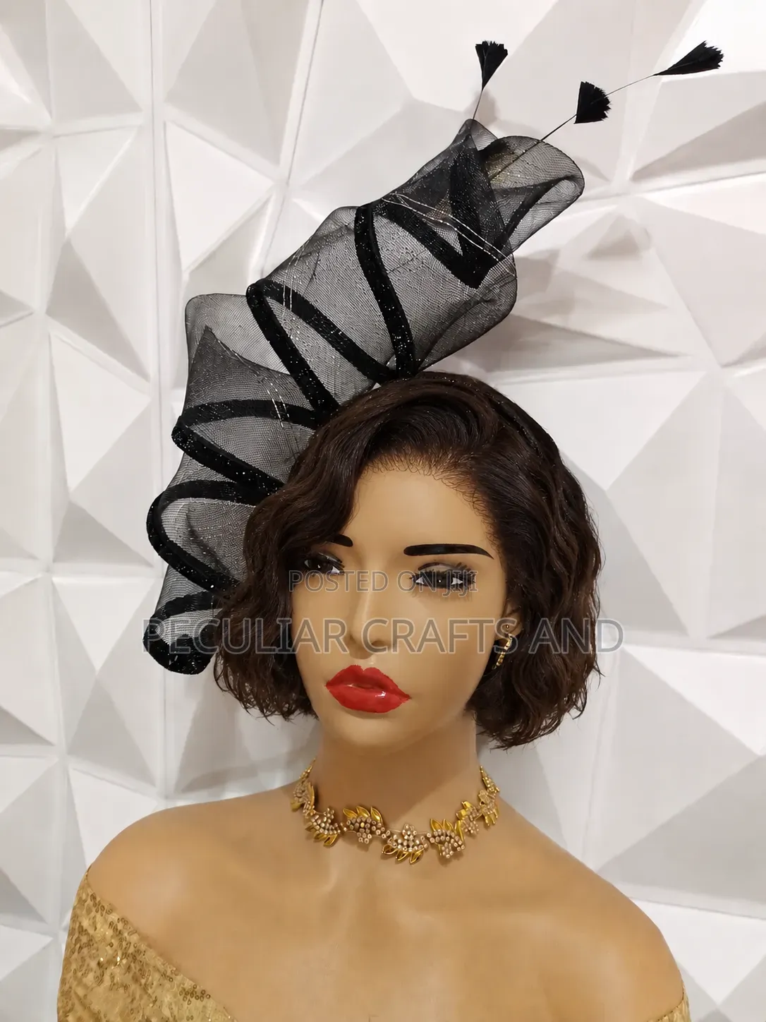 Black Fascinator
