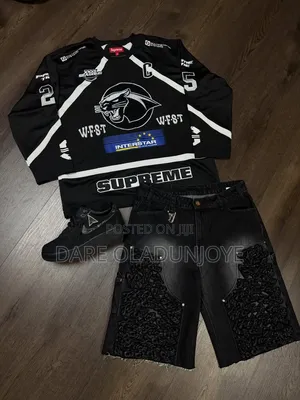 Men Shirt Joggers Short Jeans Sneakers