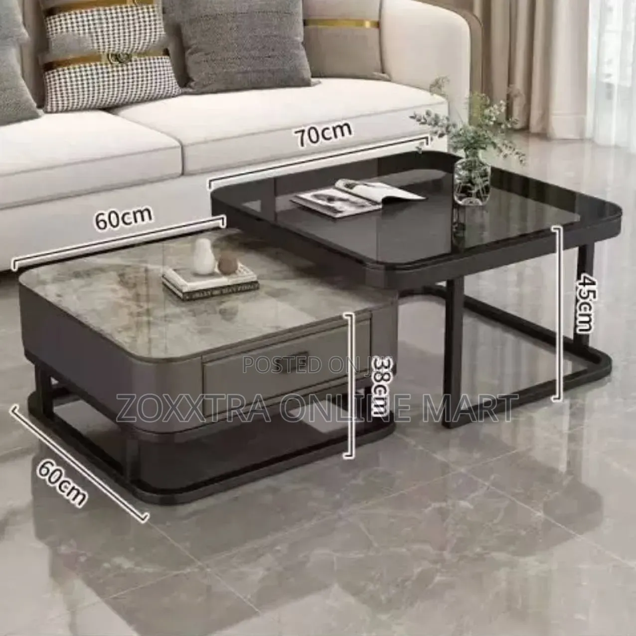 Modern Aesthetic Luxury Table With Drawer