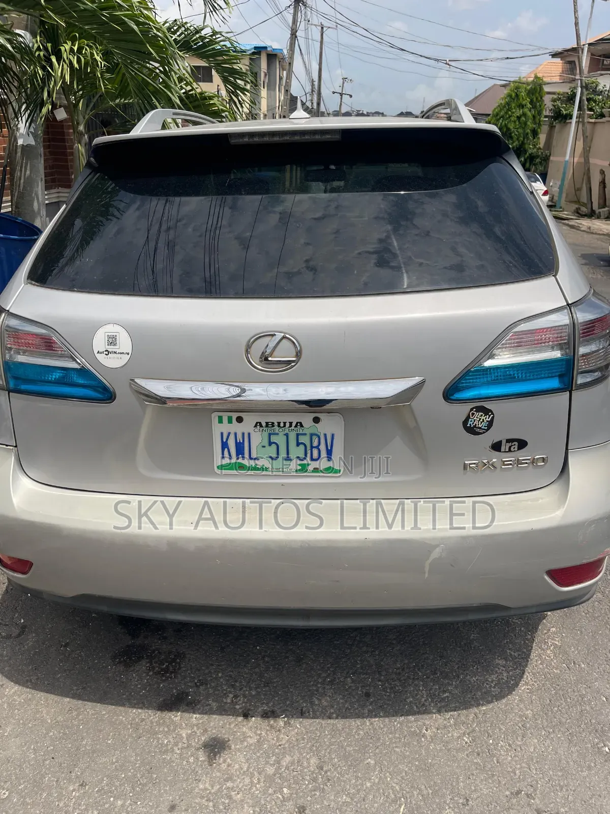 Lexus RX 350 2011 Silver