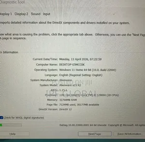 Laptop Alienware X15 r2 32GB Intel Core i9 SSD 2T