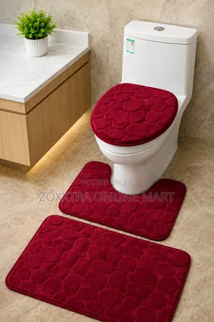 3-Piece Luxury Bathroom Mat Set