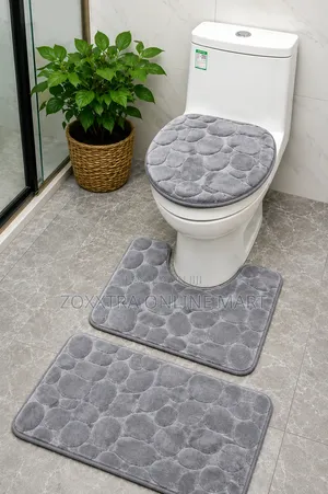 3-Piece Luxury Bathroom Mat Set