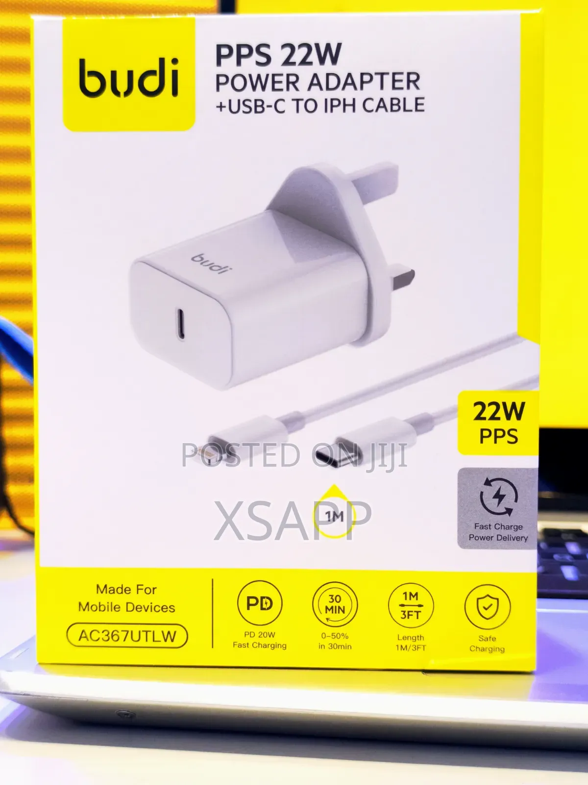 Budi 22w iPhone Fast Charger