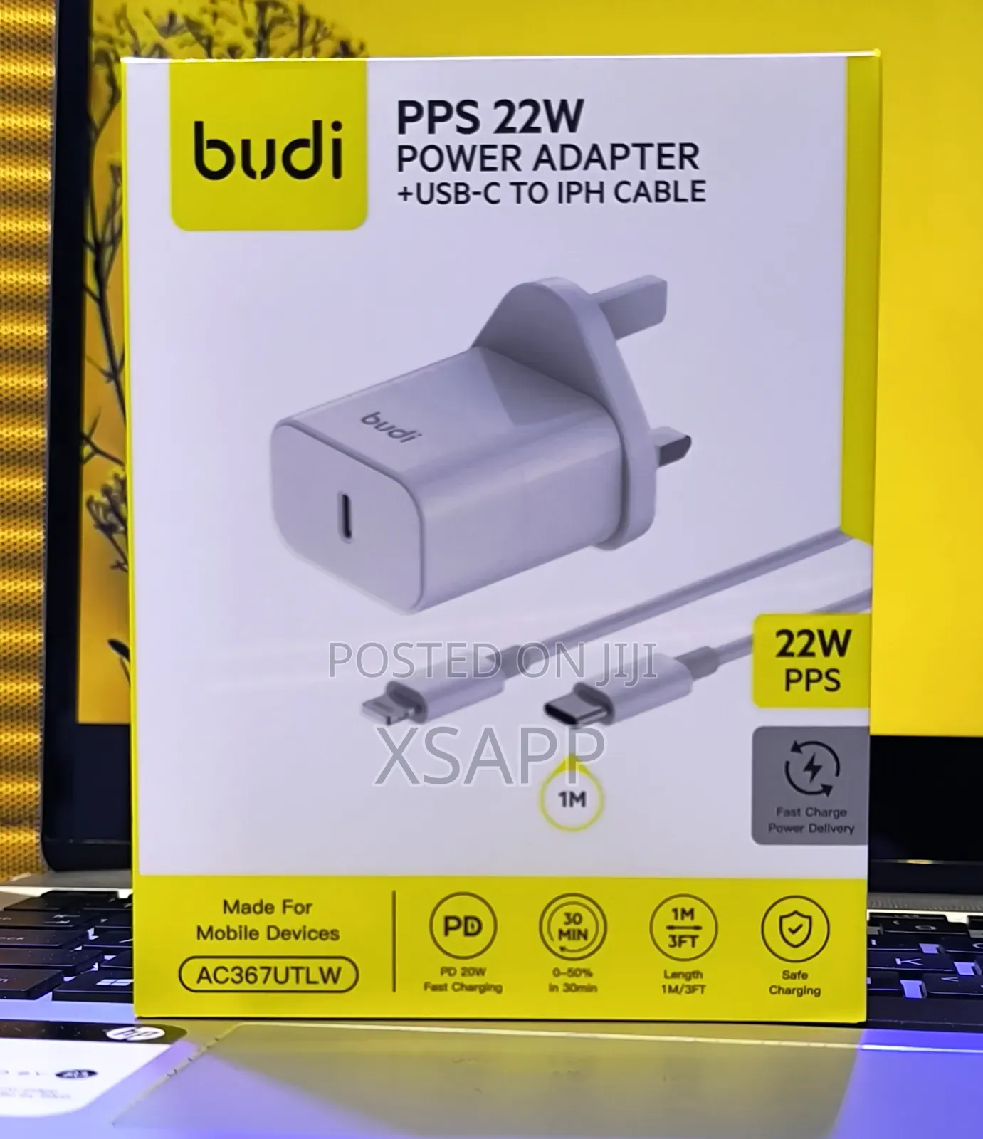 Budi 22w iPhone Fast Charger