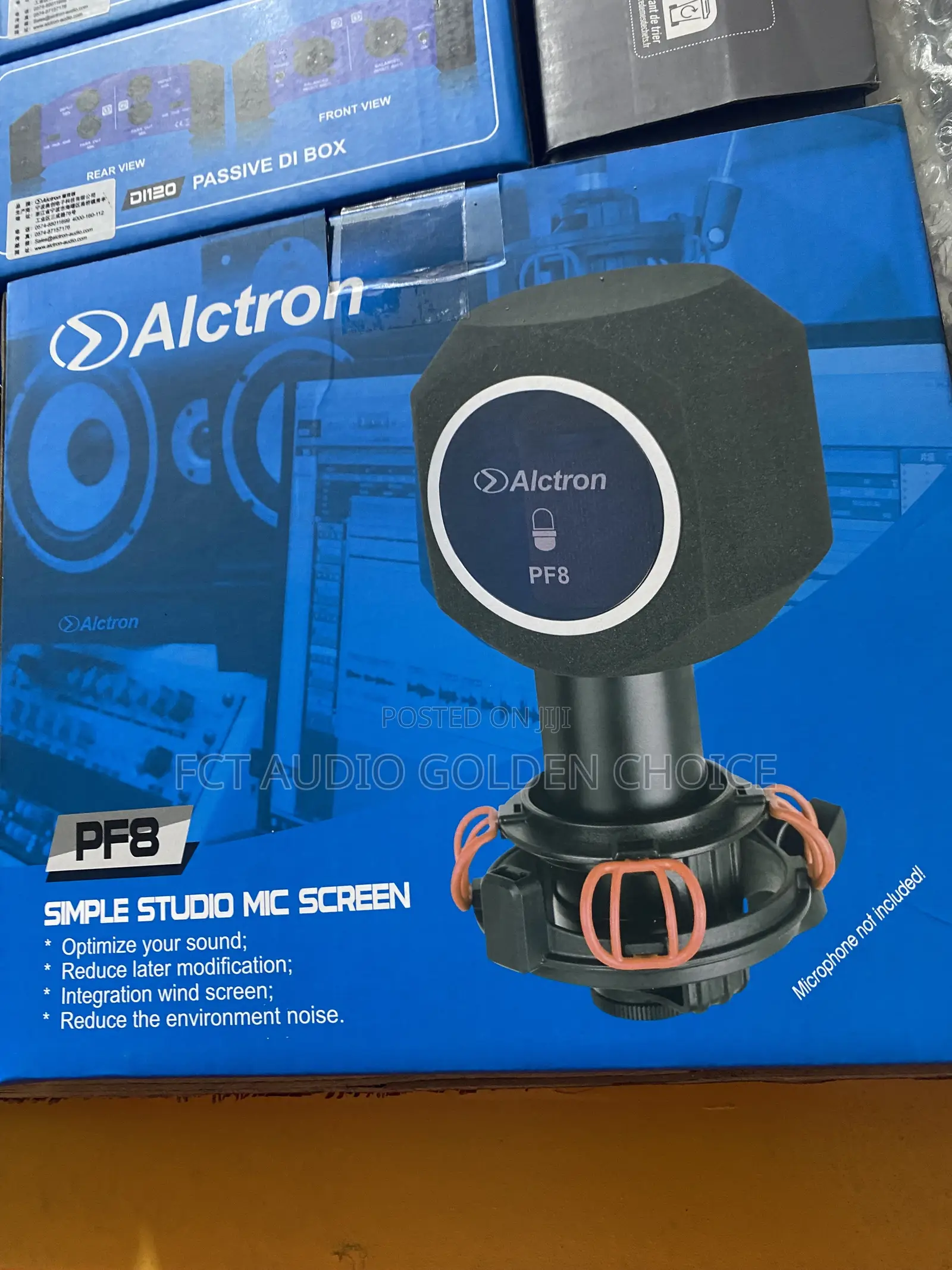 Alctron Pf8 Simple Studio Mic Screen