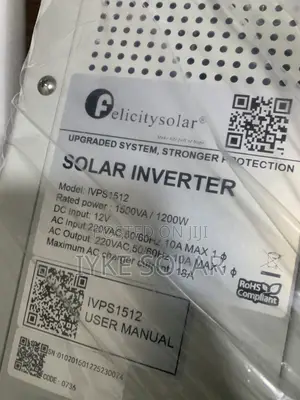 1.5kva 12v Felicity Inverter