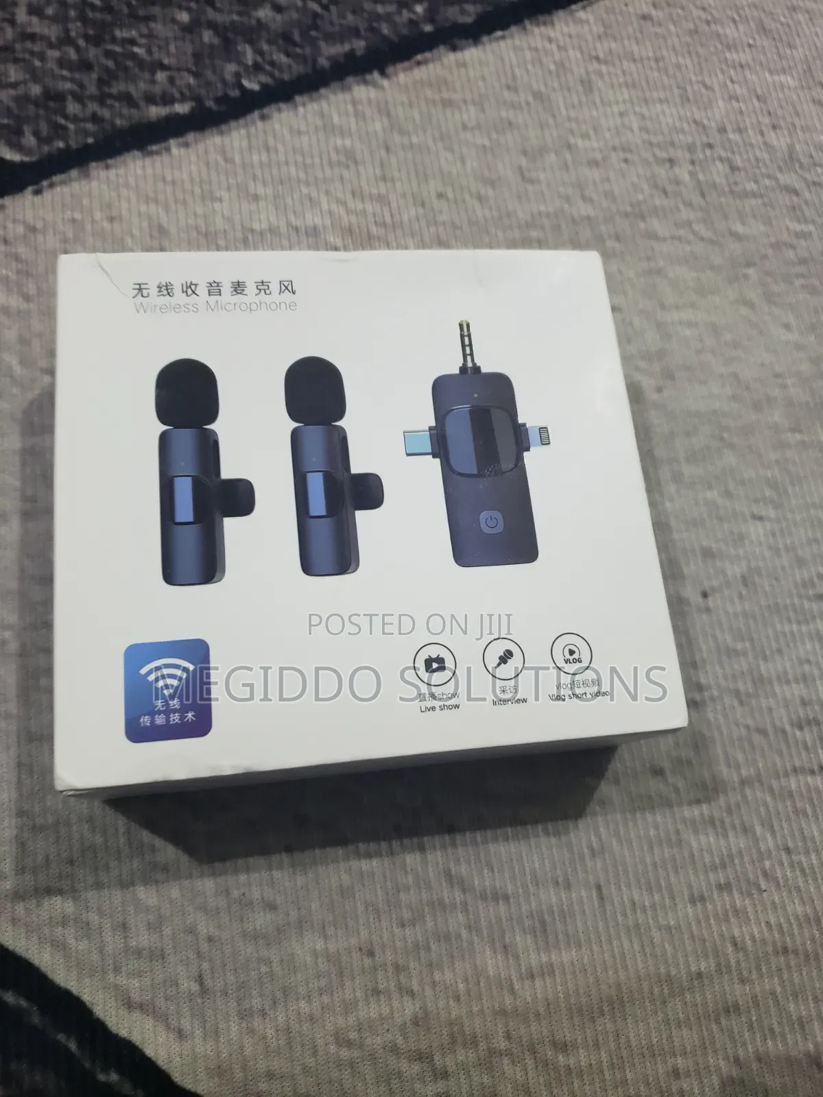 Wireless Microphone for Content Creation