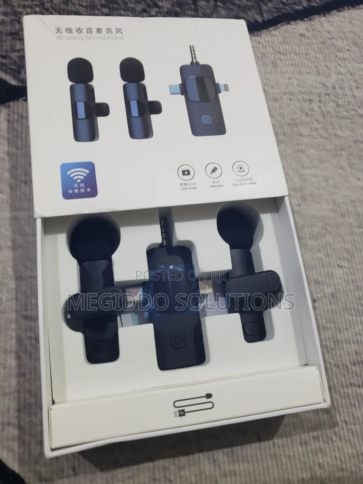 Wireless Microphone for Content Creation