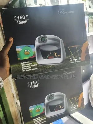 260° Smart Projector (Android) With Recharheable Battery