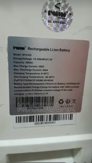 14kwh 48v Iwin Lithium Ion Battery