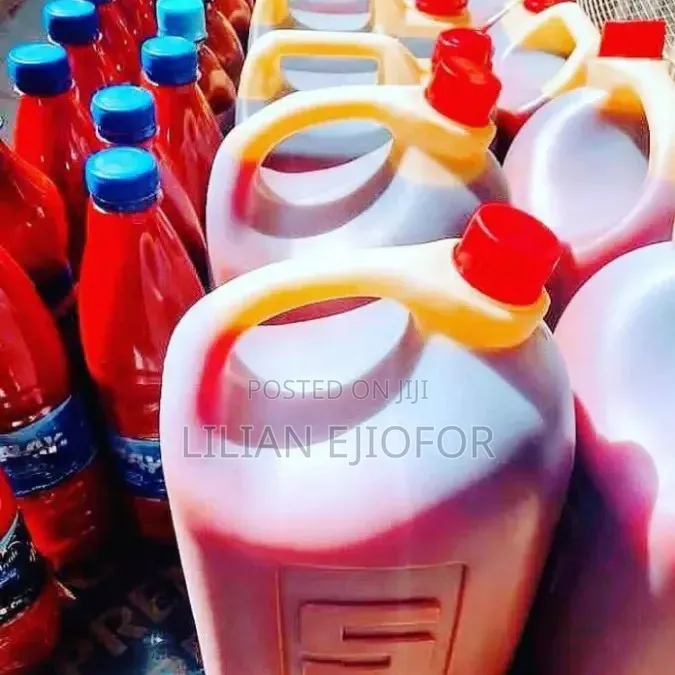 Red Oil in Containers