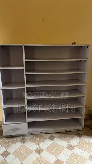 Neatly Used Wooden Bag Shoe Rack With Drawer