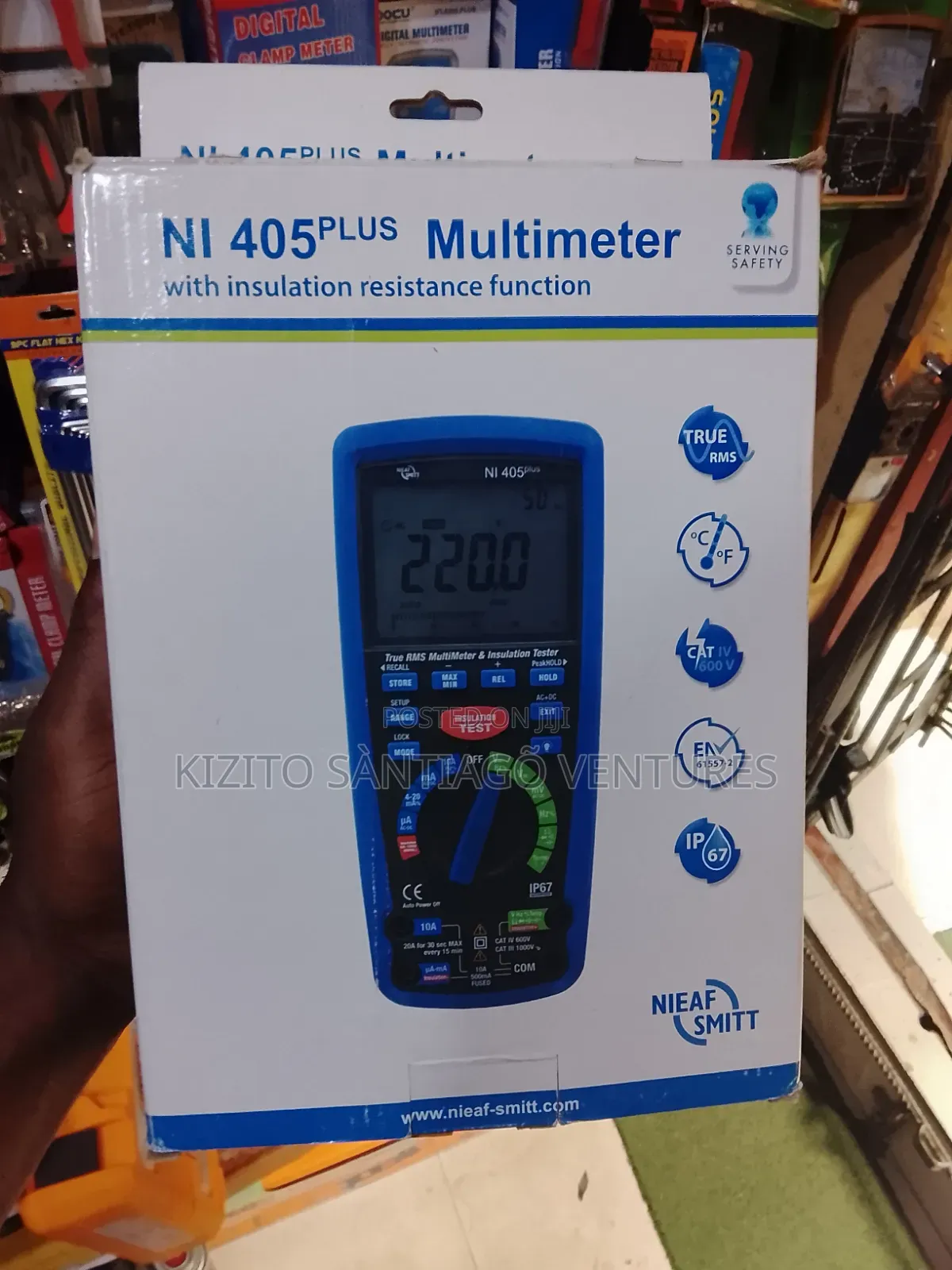 Nieaf Smitt 450plus Multimeter and Insulation Resistance Functions