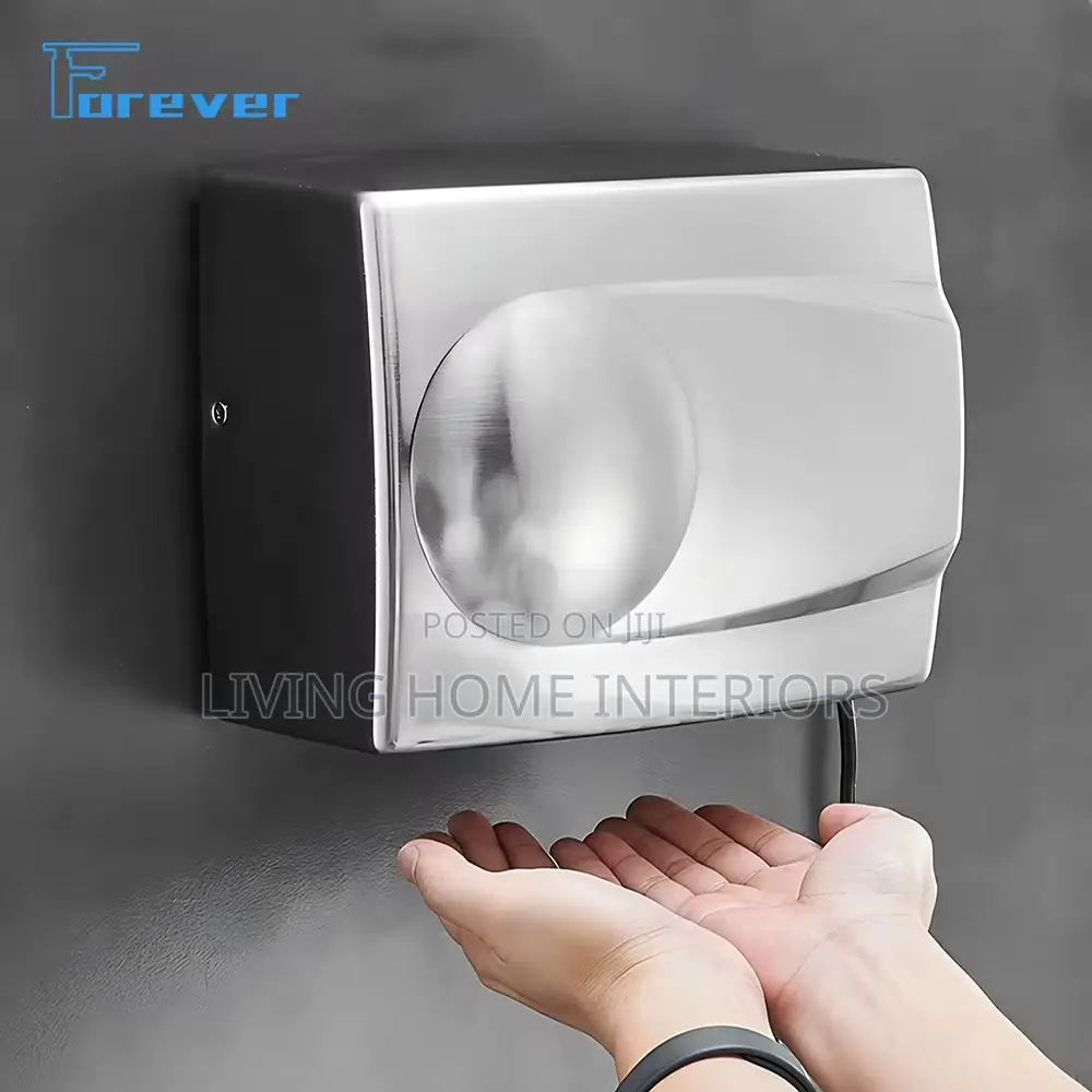 Silver Stainless Hand Dryer