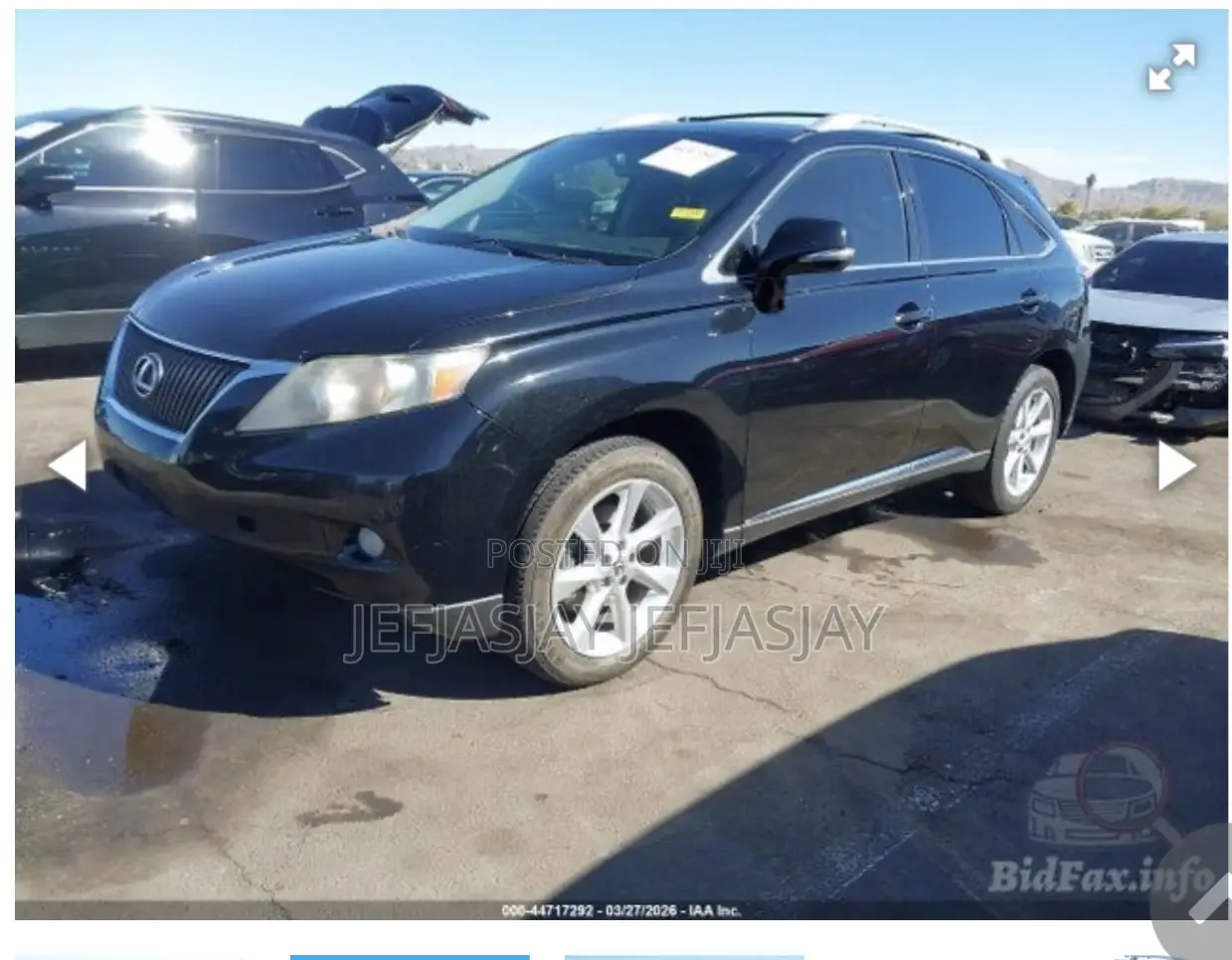 Lexus RX 2011 Black