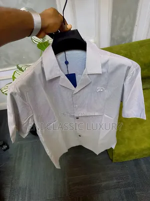 Top Notch Luxury Men Shirts Louis Vuitton Best Quality Well Branded