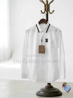 Top Notch Luxury Men Shirts Louis Vuitton Best Quality Well Branded