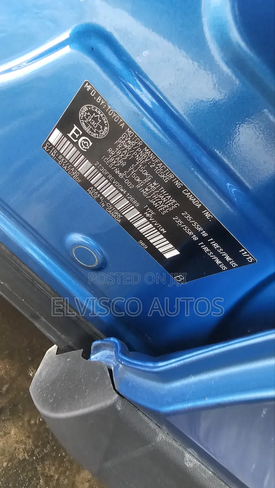 Toyota RAV4 2018 Blue