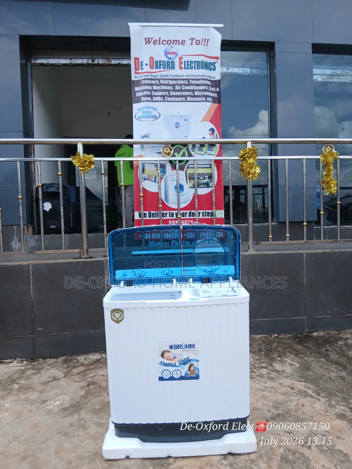 Bruhm 8kg Washing Machine