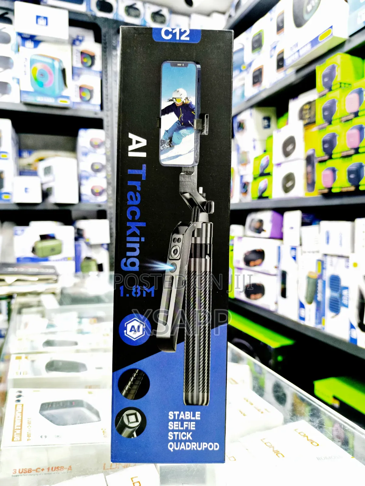 Ai Face Tracking Selfie Tripod C12