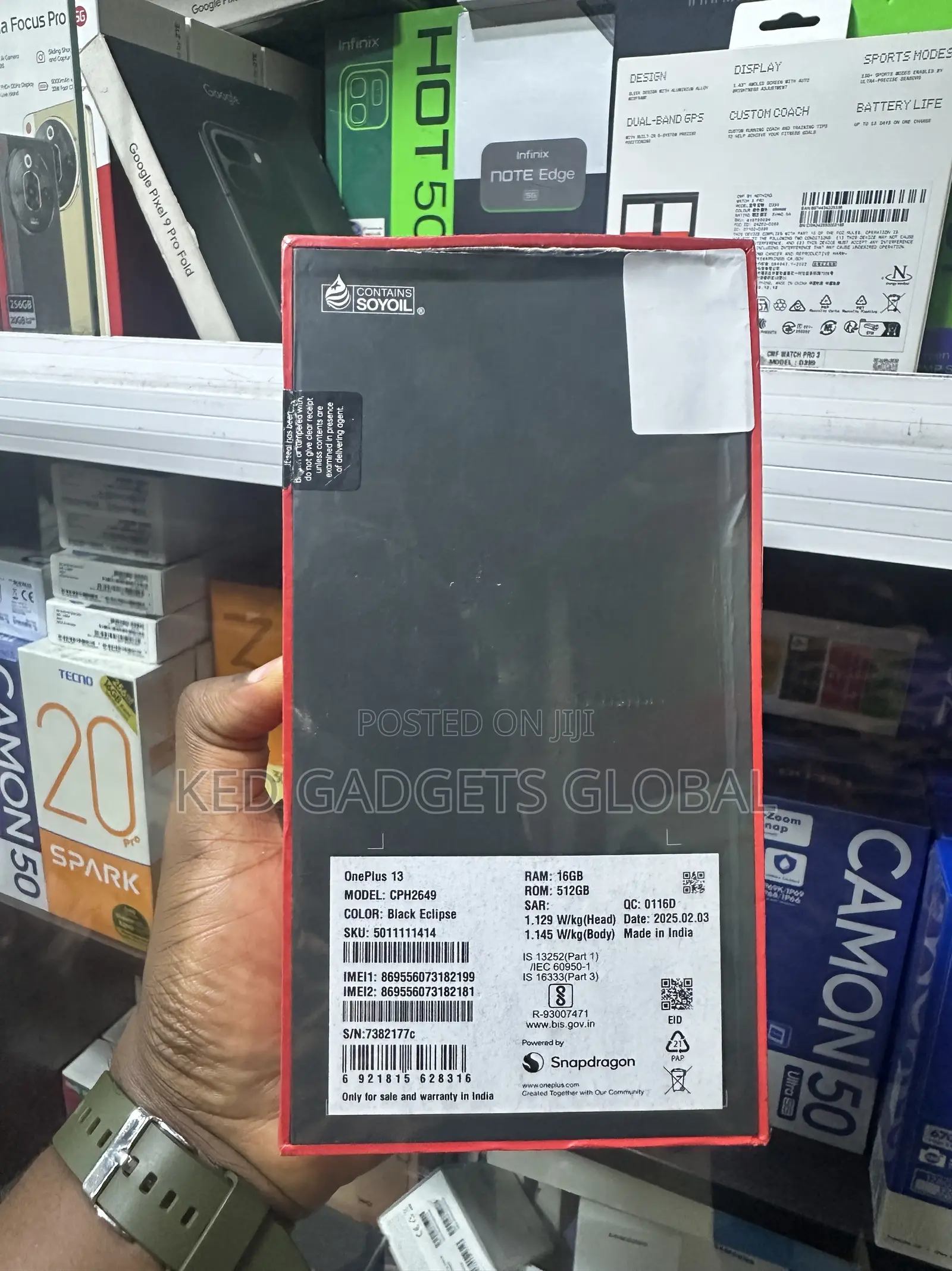 New OnePlus 13 512 GB Black
