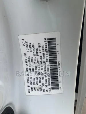 Honda Accord 2014 White