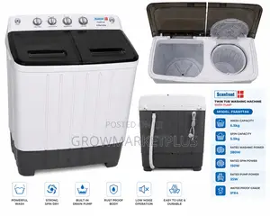 Scanfrost 6.5kg Washing Machine Sfsantta6