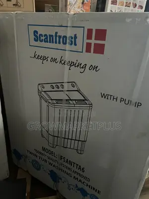 Scanfrost 6.5kg Washing Machine Sfsantta6